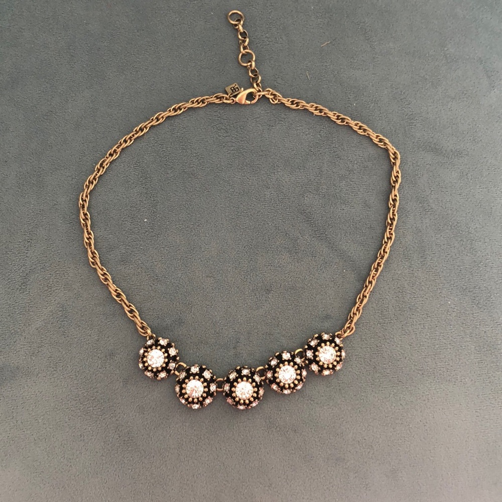Banana Republic Rhinestone Statement Necklace.